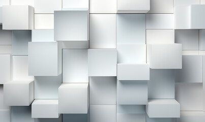 Obraz premium Modern 3D Cubes Wall Texture for Interior Design