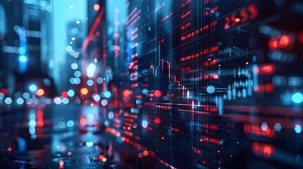 Obraz premium Sophisticated Financial Portfolio with Diverse Asset Mix Displayed in Minimalist Digital Dashboard