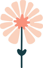 귀여운 꽃 일러스트