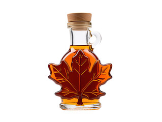 a bottle of maple syrup
