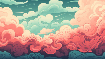 Fototapeta premium Abstract Background. Generative AI