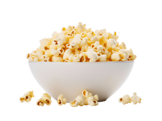 a bowl of popcorn