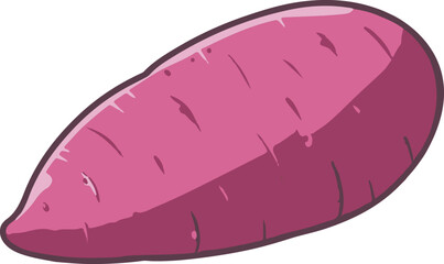 고구마,구황작물,농작물,야채, 일러스트