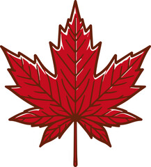 red maple leaf