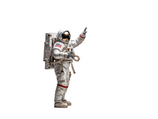 a person in a space suit