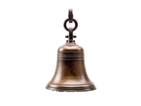 a bell on a white background