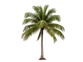 a palm tree with a white background