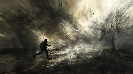 Fuir le Cauchemar: Une &Eacute;vasion Surr&eacute;aliste et D&eacute;sesp&eacute;r&eacute;e