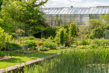 Botanical garden in Saint Gallen in Switzerland