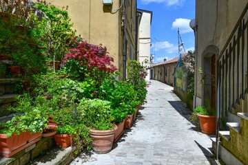 The village of Monfalcone Val Fortore, Italy.