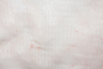Fresh lard.Bacon pork background.Lard homemade top view.Pork fat.