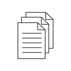 File Icon. Vector stock illustration.