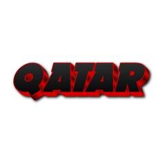 Fototapeta premium 3D Qatar text poster art