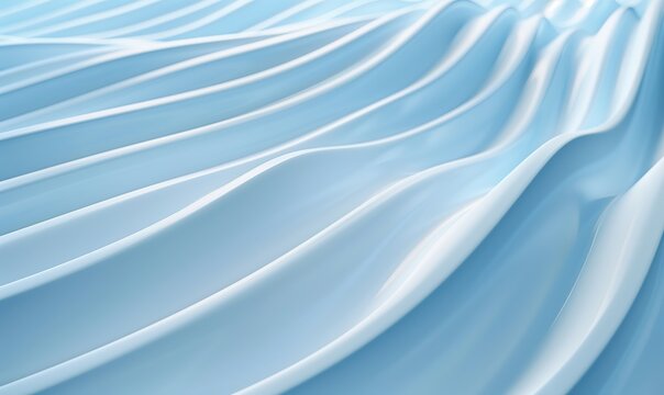Abstract Light Blue Waves Background