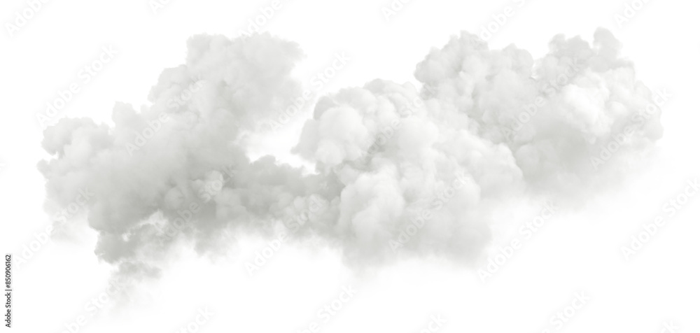 Canvas Prints dense white clouds formation isolated transparent backgrounds 3d render png
