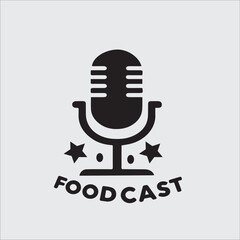  podcast logo icon vector art illustrator