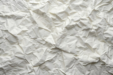Fototapeta premium Seamless bright white old paper texture with creases and crunches - High quality