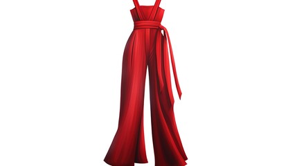 Obraz premium red dress isolated on white