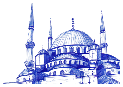 PNG  Drawing mosque sketch architecture building.