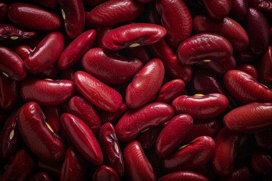 Whole raw red kidney beans