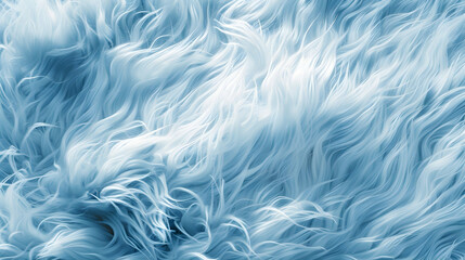 Fototapeta premium Soft fur with light blue colour design background