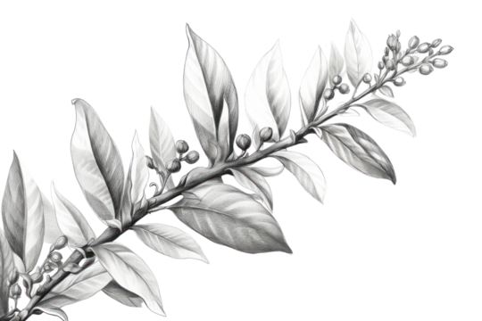 PNG Plant drawing sketch white. 