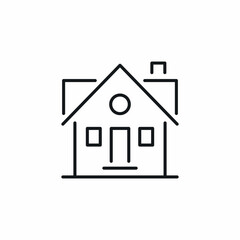 luxury villa house property icon