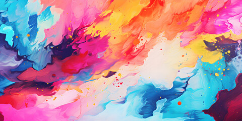 Abstach colorful splash stain background 