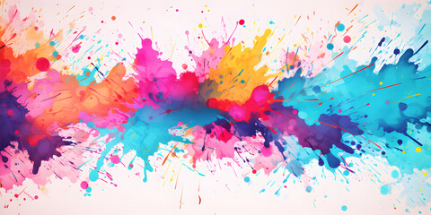 Fototapeta premium Abstach colorful splash stain background 