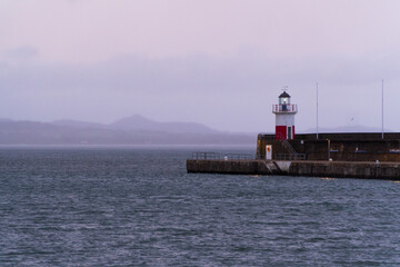 lighthouse in the sea