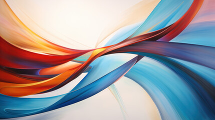Fototapeta premium Abstract Energy Motion, Dynamic Abstract Art. Generative AI