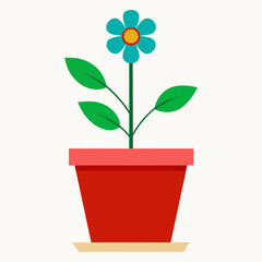 flower in a pot