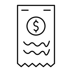 Bill Icon Design