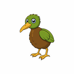 Kiwi bird Vector  Illustration svg file