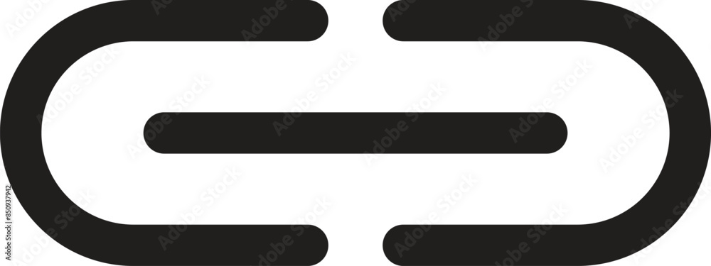 Poster webpage url link icon . chain icon . internet url icon vector