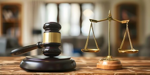 Auction legal system for property division after divorce on wooden gavel. Concept Divorce Proceedings, Property Division, Legal System, Auction, Wooden Gavel