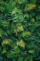 A detailed image of a group of green leaves