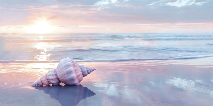 Vibrant watercolor beach sunset seashell shirt design for sublimation printing. Concept Beach Sunset, Watercolor Art, Seashell Design, Sublimation Printing, Vibrant Colors