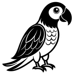 illustration of beautiful parrot