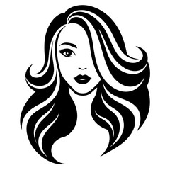 woman with design hair