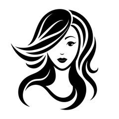 woman with design hair