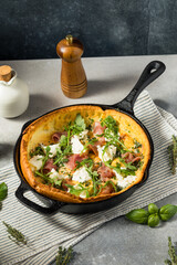 Healthy Homemade Savory Dutch Baby Pancake