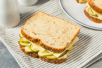Homemade Creamy PIckle Sandwich