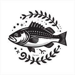 Sea Bass Vector