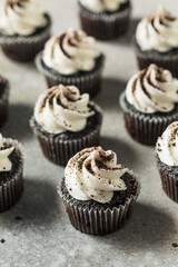 Baked Cookies and Cream Cupcakes