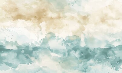 Obraz premium Soothing Seaside Background for Relaxation Generative AI