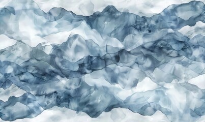 Obraz premium Soothing Landscape with Soft Gradients Generative AI