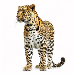 Naklejka premium Cheetah isolated on white background