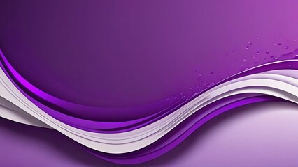 Obraz premium Purple 3D Parallax Wave Background