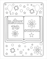 Back To School Coloring Pages for kids